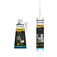 Ultima S герметик силиконовый санитарный бесцветный,280ml (1 кор-12шт)