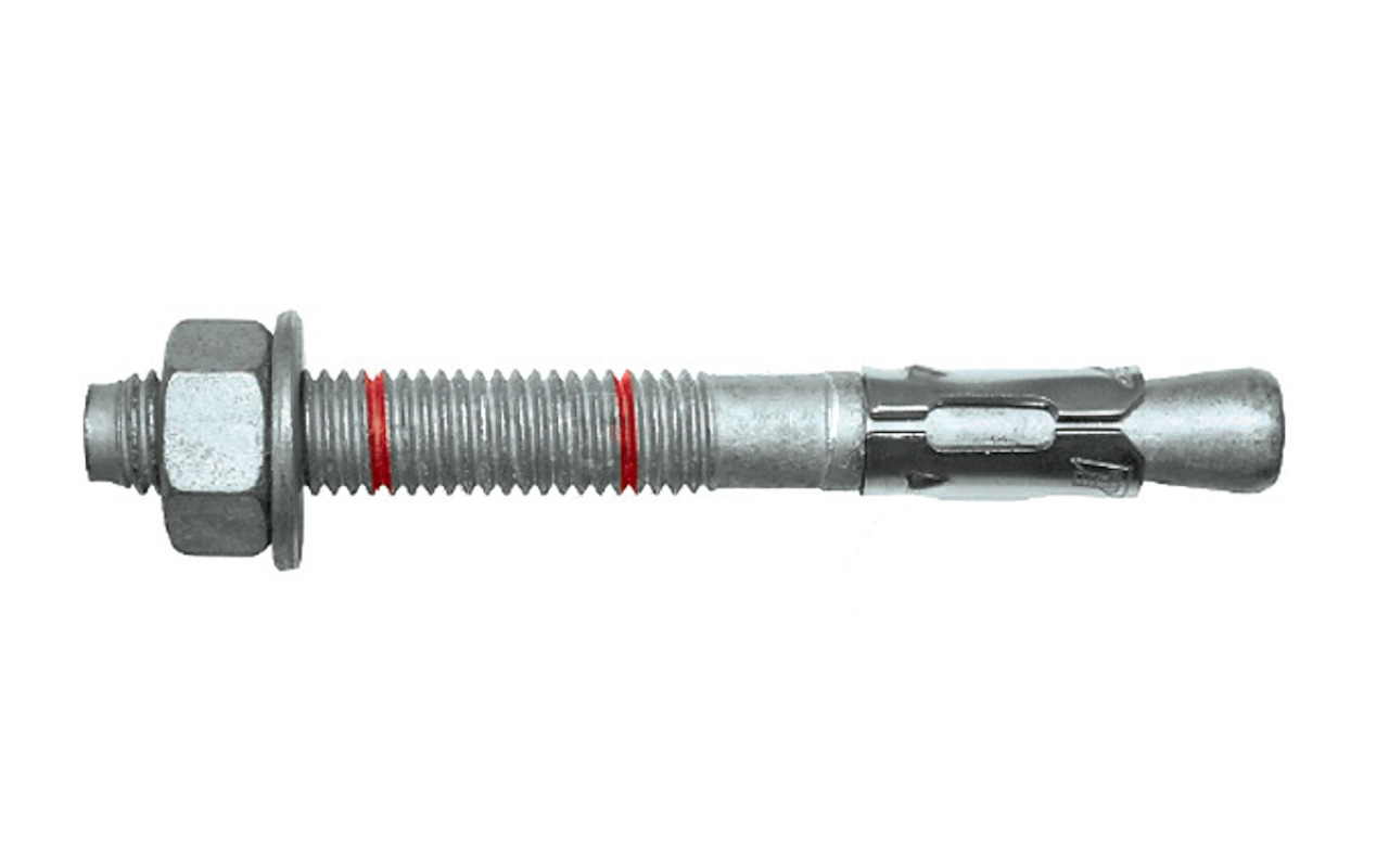 Анкер-болт с гайкой и шайбой по DIN 125A (нерж. сталь) АМТ 8х90