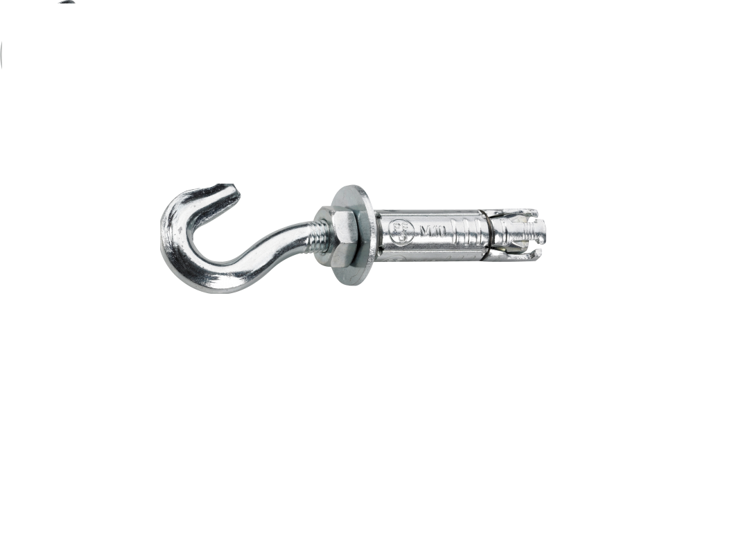 HBF Анкер с кованным болтом-крюком, электрооцинкованный Sormat М10 (16х60)