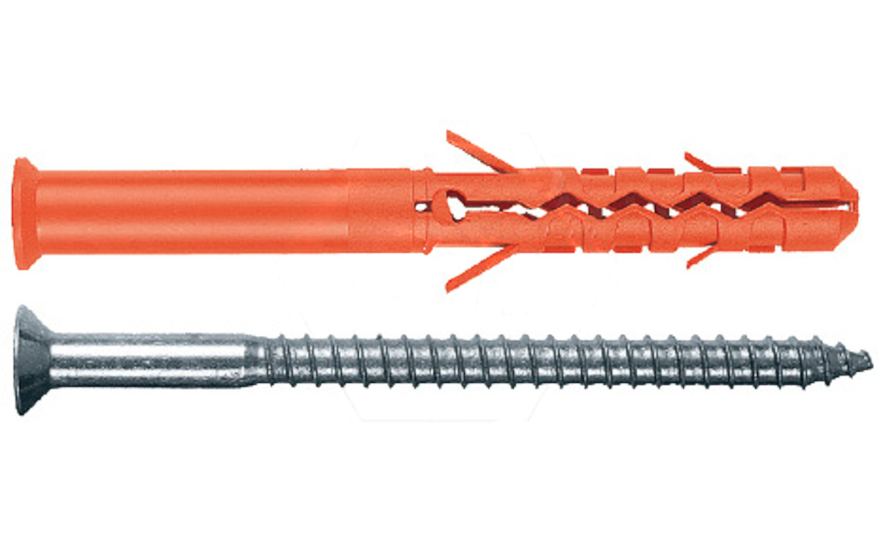 Дюбель фасадный Mungo со стопорным шурупом
 (оцинк. сталь) MBR-S/SS/ST 10x160