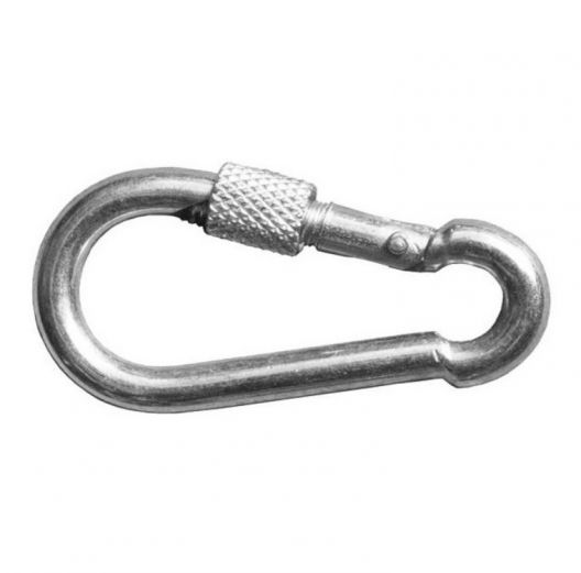 Карабин пожарный с фиксатором (DIN 5299D)  d5