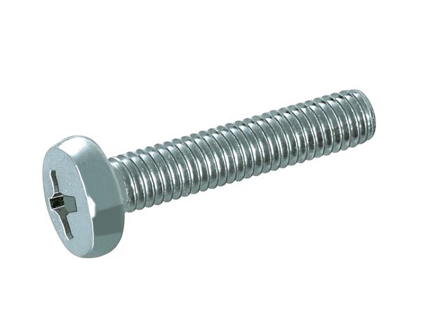 DIN 7985 сталь М 10х45 Винт с полукр. гол. и крест. шлицем, цинк