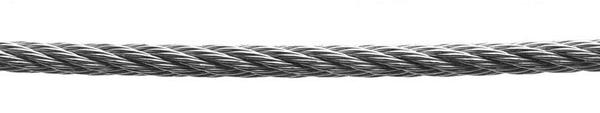 Трос 10 мм стальной для растяжки (DIN 3055) d4