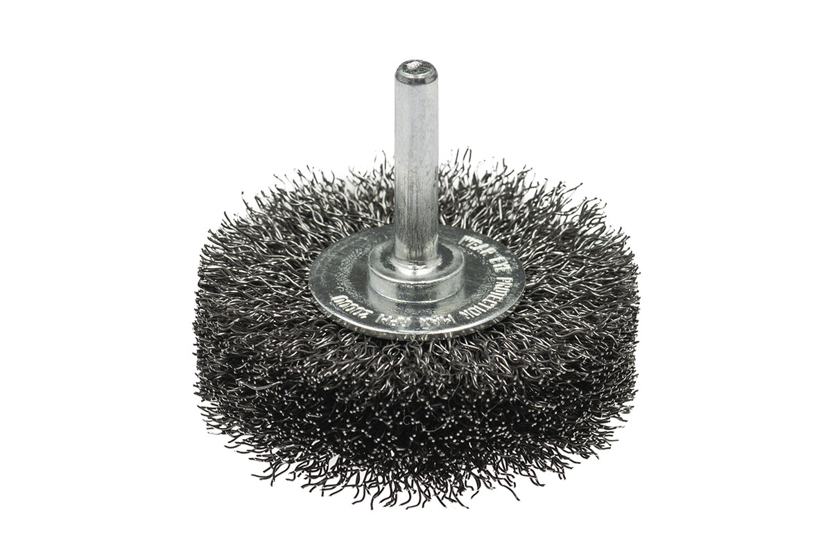 Щетка дисковая, гофрированная для дрелей № 152 ПрофОснастка Мастер хв 6 мм D50 мм RPM 4500 S 0,3