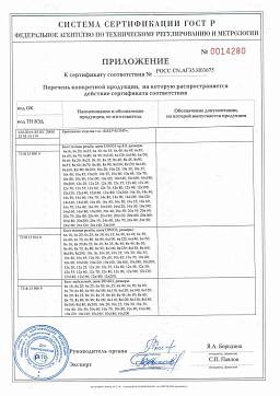 Сертификат на Гайки-барашки DIN 315 (М4-М6) 2