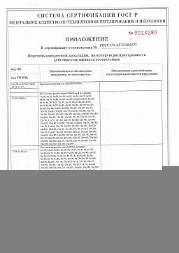 Сертификат на Шпилька высокопрочная 10.9 оцинкованная DIN 975 2