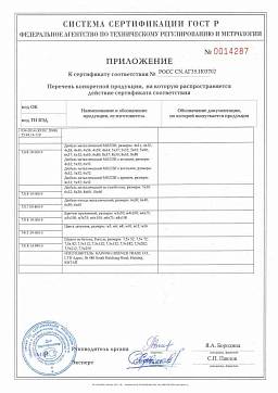 Сертификат на Анкерный болт с кольцом 4